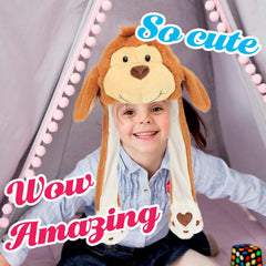 Bubblepompom monkey hat for party costumes and festive fun