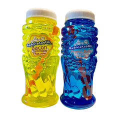 Bubbletastic 4 oz peanut butter bubble bottle close-up