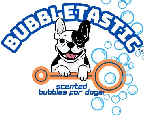 Bubbletastic puppy playtime bubbles in action outdoors