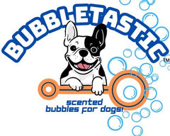 Bubbletastic puppy playtime bubbles in action outdoors
