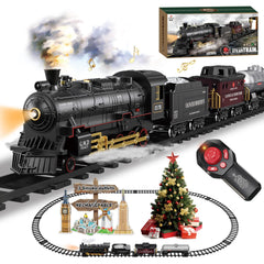 BUBUQE electric steam locomotive in action for imaginative play