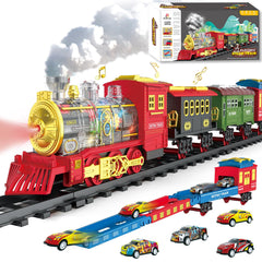 BUBUQE electric train engine locomotive boosts immersive play and storytelling for kids
