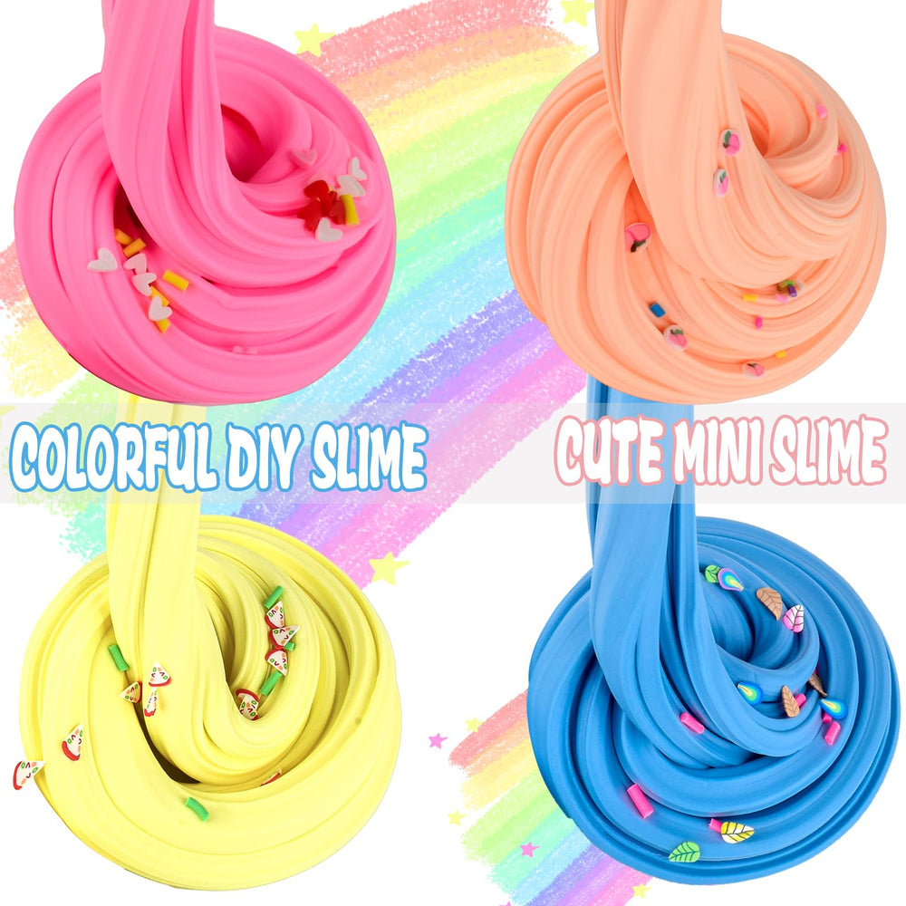 Bucaikein slime jars keep slime organized and reusable.