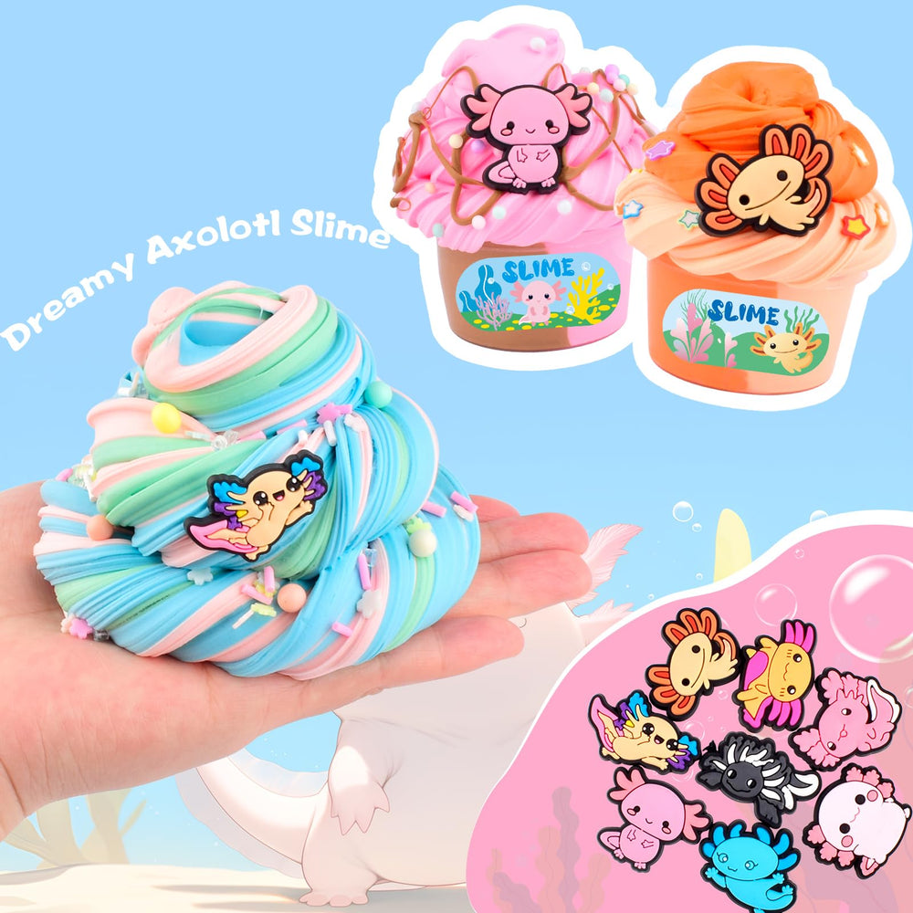 Bucaikein capybara slime jar offers soothing color mixing for creative expression.