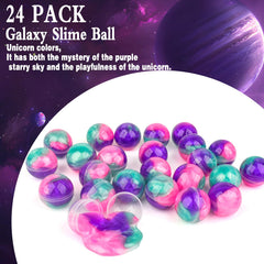 Bucaikein Galaxy Slime Ball nonstick texture enables easy cleanup after play.