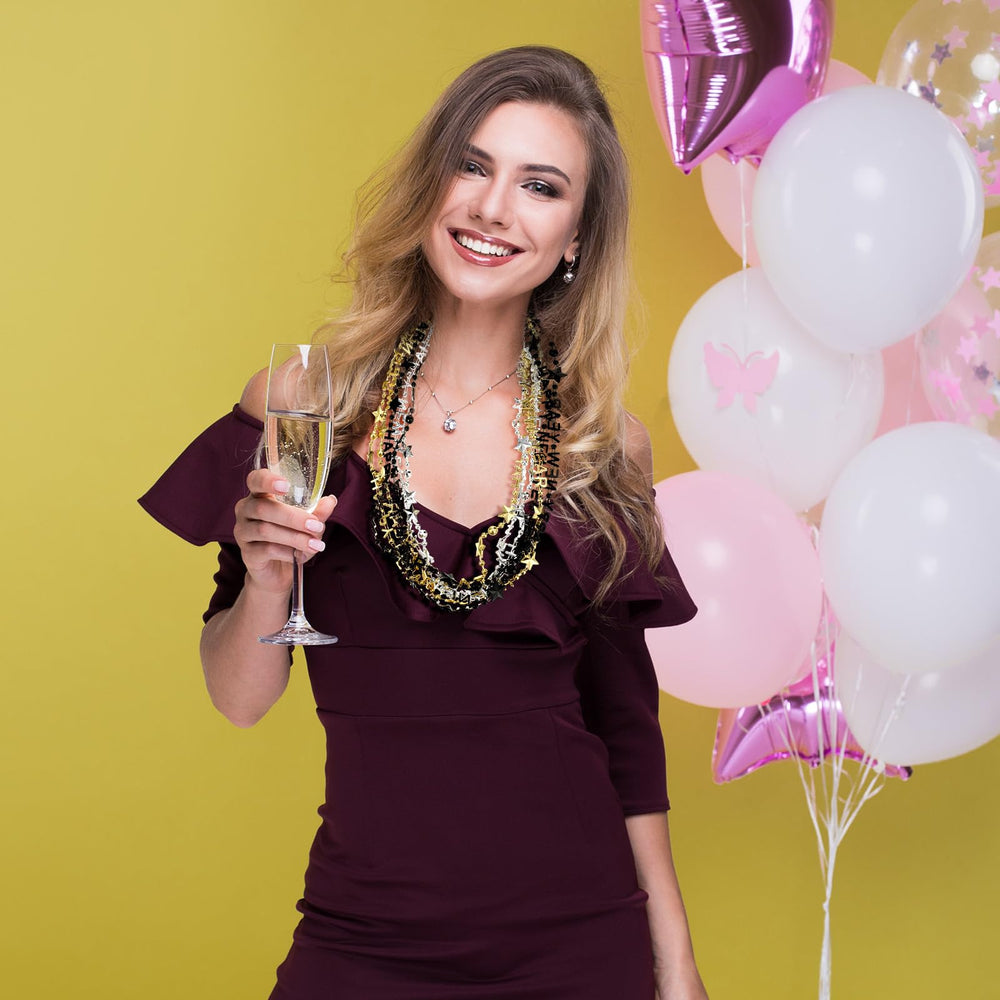 Bucherry party-ready necklaces with 80 cm length for versatility