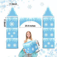 Bucherry Wonderland snowflake box side view showing sturdy construction