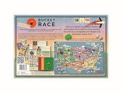 Bucket Race surprise cards introducing unpredictable turns for excitement.