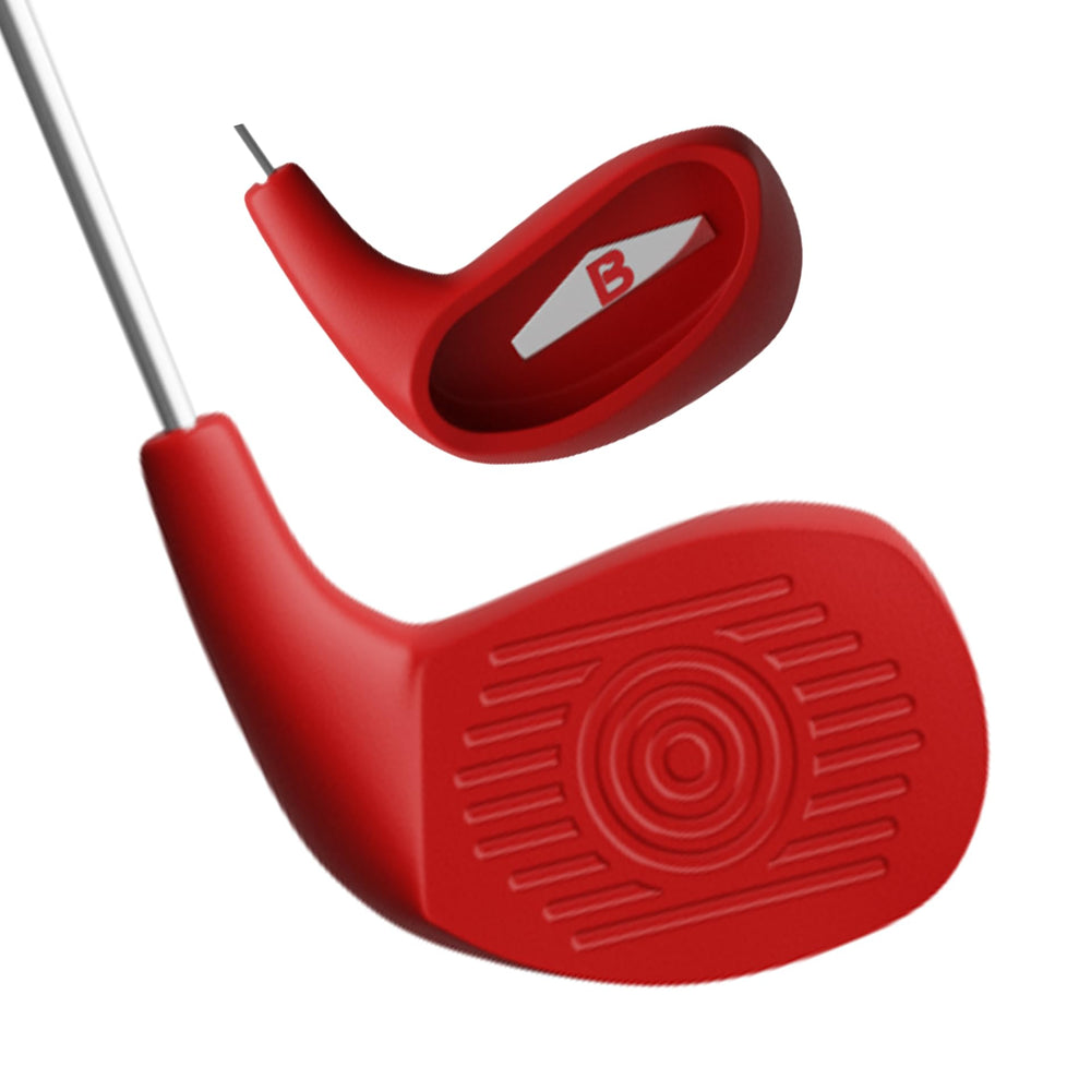 BucketGolf club with oversized head for safe, forgiving backyard play.