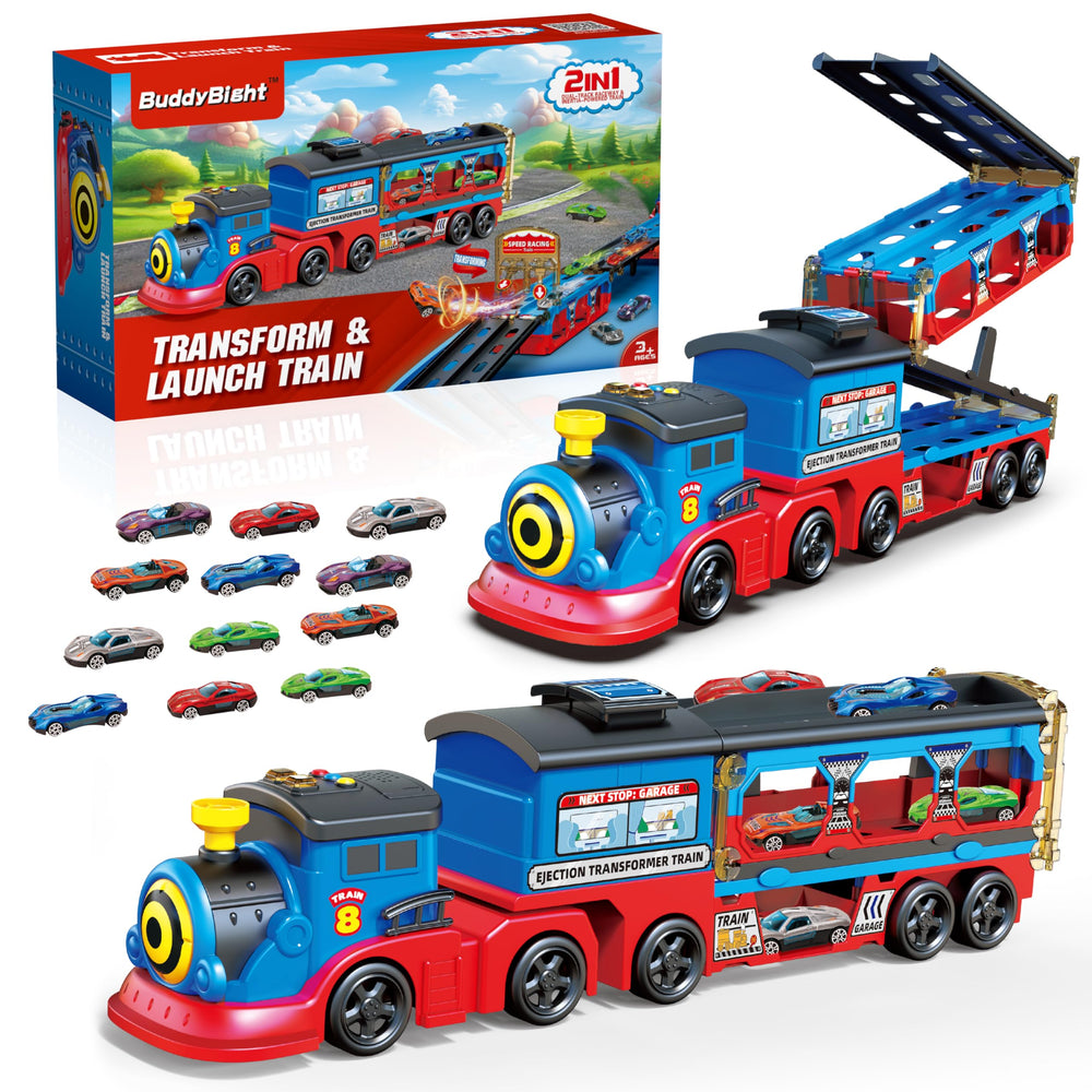 BuddyBight Train Set foldable track saves space for active families.