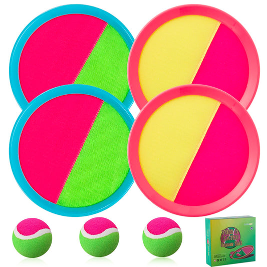Bufeeaye Beach Games paddles are durable and easy to grip for kids and adults.