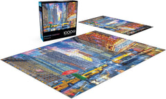 Buffalo Games Rainy Manhattan theater glow, dramatic hues for an engaging puzzle session.