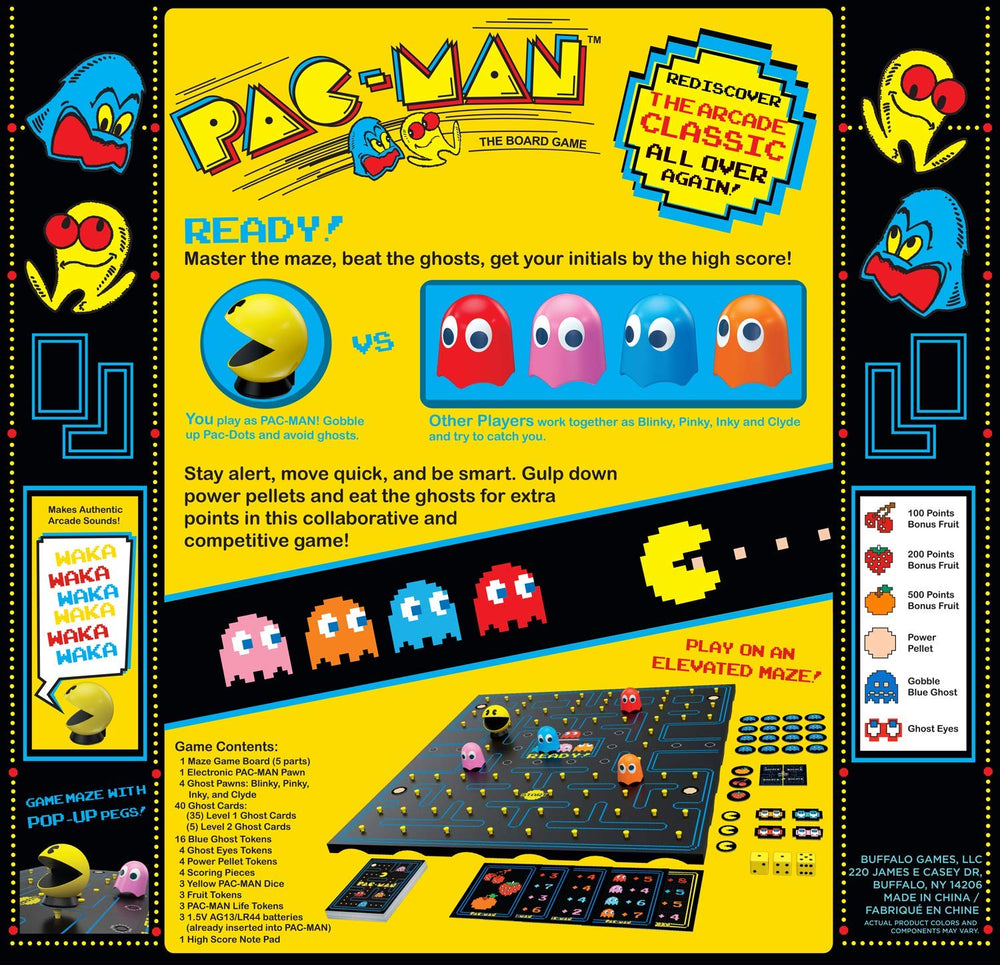 Buffalo Games Pac-Man power pellet tokens boost scoring moments