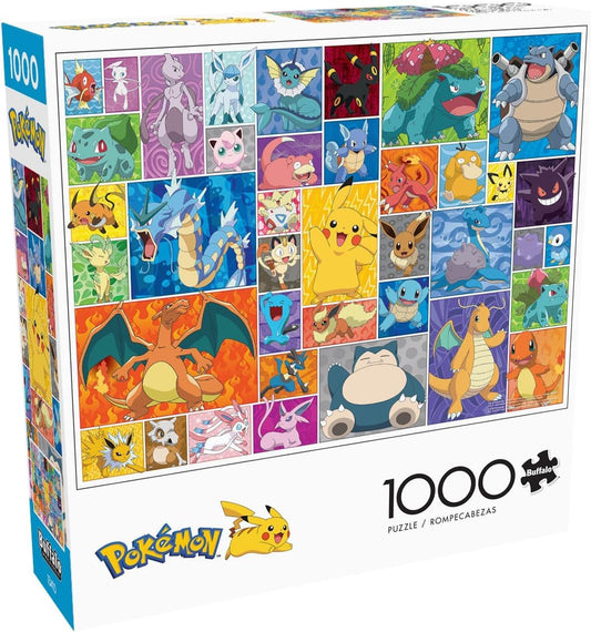 Buffalo Games Pokemon Frames 1000-piece puzzle box art, ideal for gift sessions and display