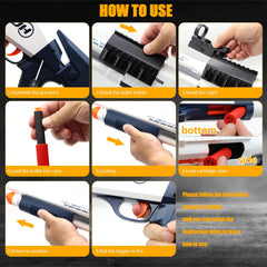 Bugrtey bullet holder and screwdriver for easy maintenance