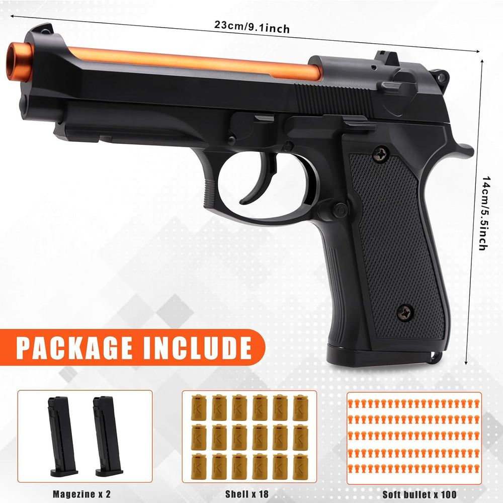 Bugrtey toy gun fidget mode for desk relaxation and stress relief.