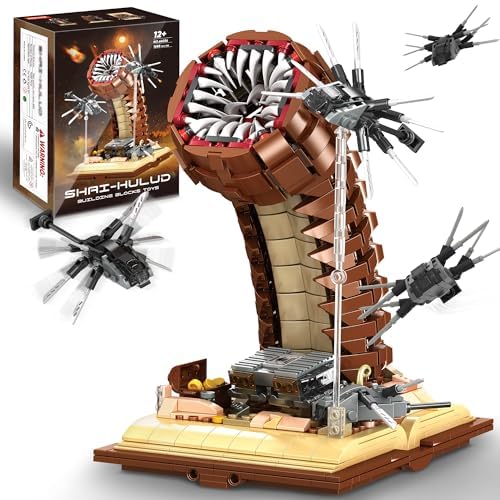 BuicraHub Sandworm Building Blocks Set detailed sandworm model for imaginative play