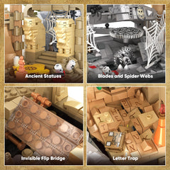 BuicraHub Temple Building Set Holy Grail scene invites imaginative quests and recreation.