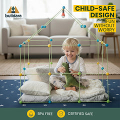 Buildara family-play-time encourages teamwork and shared imagination.