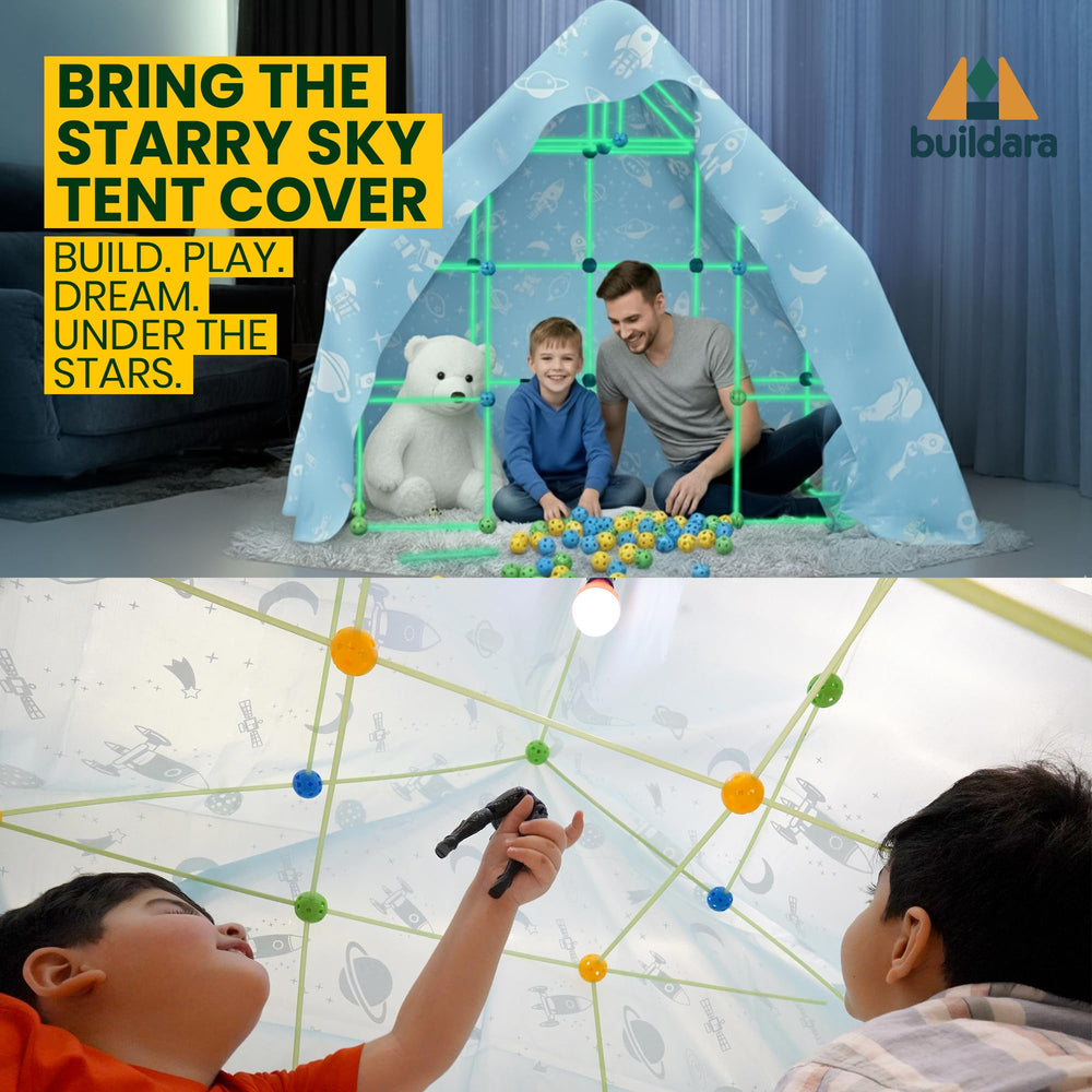 Buildara snappable-rods enable quick, safe setup for busy families.