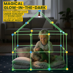 Buildara starry-sheet-included adds magical ambiance for cozy reading.