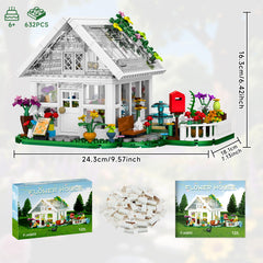 Buildify Flower House gift-box packaging makes a delightful decor gift.