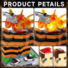 Buildify Naka Tami Plaza Building Set with Lights captures cinematic drama in compact 517-piece form