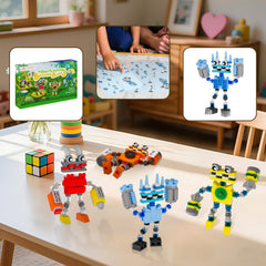 BUILDIFY Sing Music Monsters IceLizard figure, durable companion for playtime