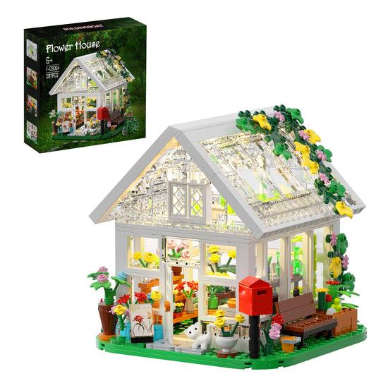 BuildingBoat Flower House exterior view for display and imagination