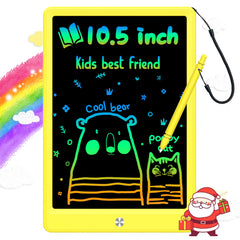 BUKEBU LCD writing tablet front view with 10.5-inch display for kids
