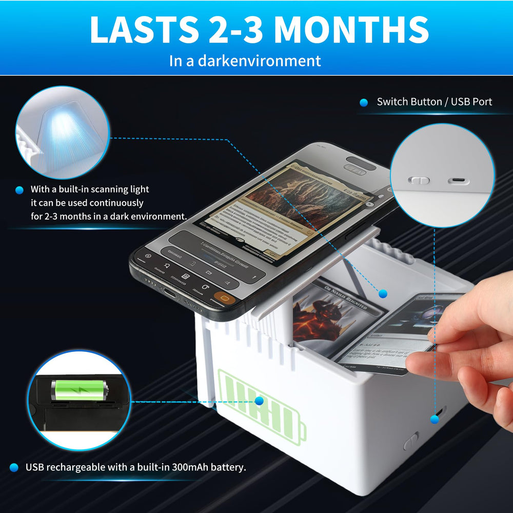 Buldoospok LED light strip provides bright, even illumination for clear imaging.