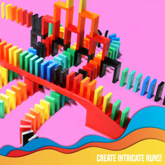 A family-friendly toppling scene for shared learning