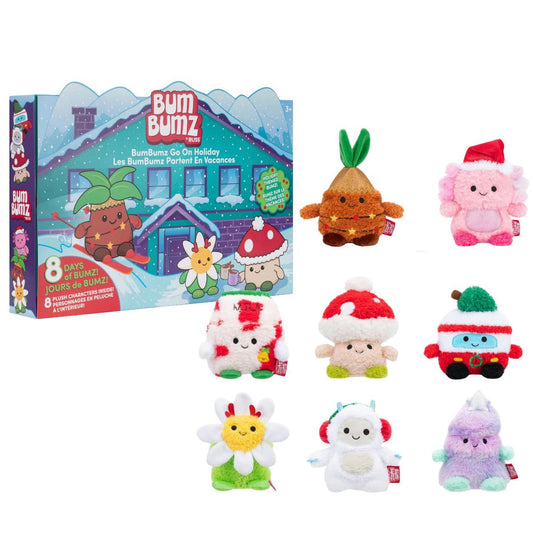 BumBumz Santa Milk Maxine closeup—soft fabric for tactile sensory play.
