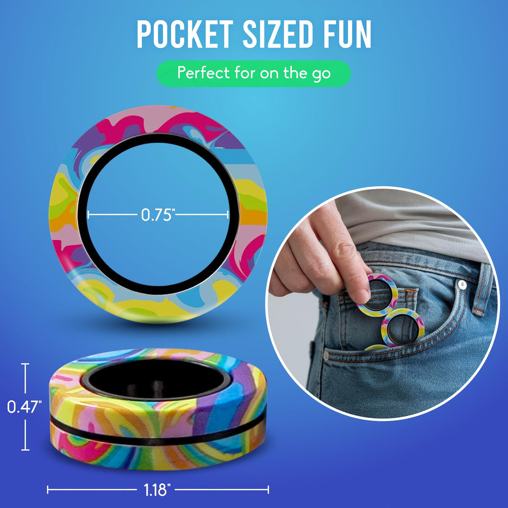 Versatile hand-held rings help focus during work or study sessions