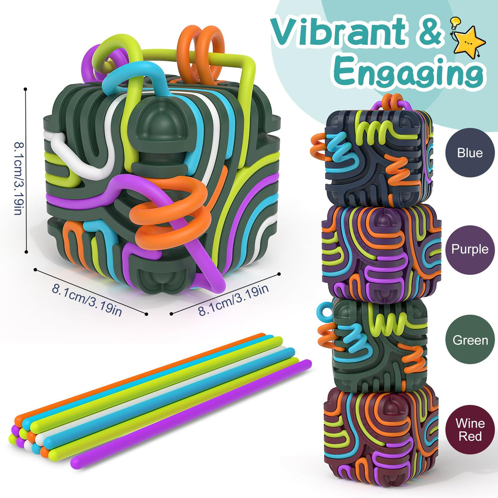 BunnyBoo 15-color strings spark tactile exploration and learning.