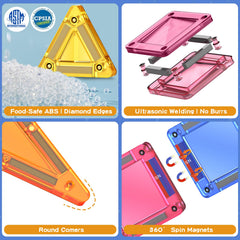 BunnyBoo travel case and base support portable, stable building anywhere.