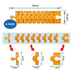 Bunu1492 transformable track sections enabling quick reconfiguration for new layouts.