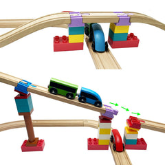 Bunu1492 wooden track compatibility with BRIO and others.
