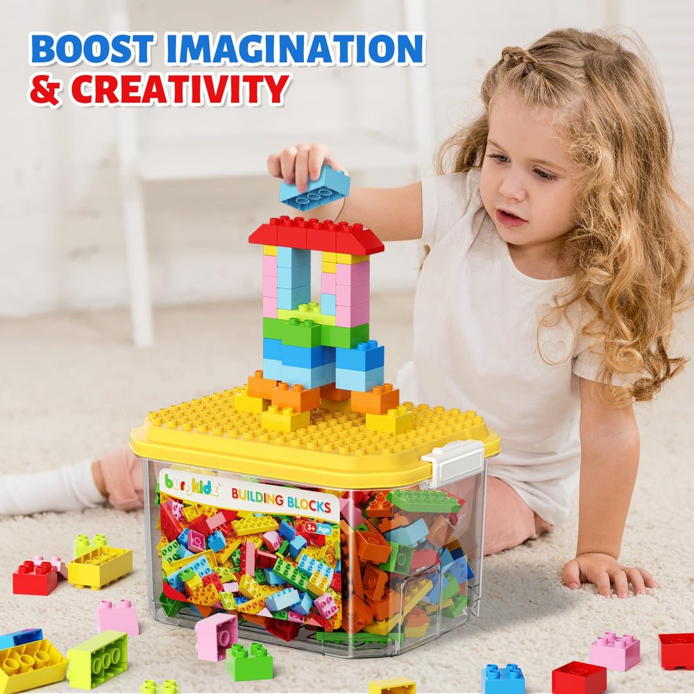 burgkidz colorful bricks highlight vibrant play for color recognition