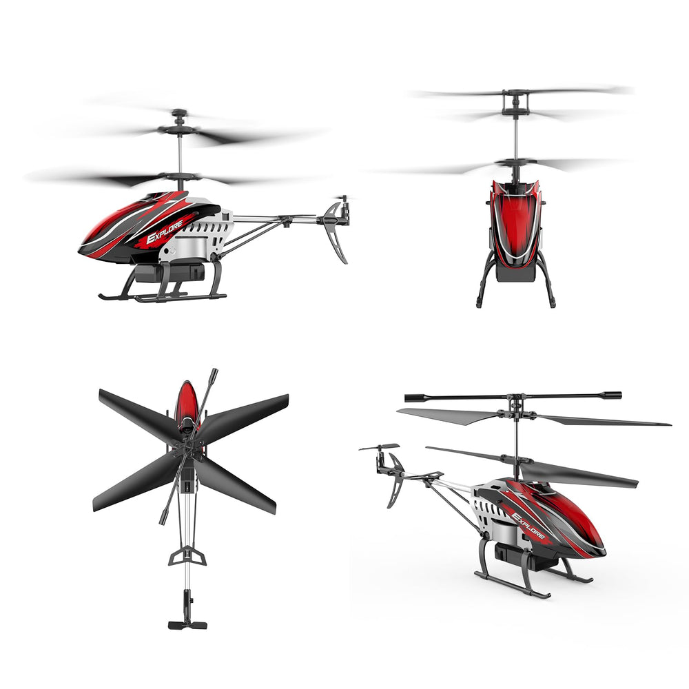 BUSSGO RC helicopter uses 2.4GHz control for long-range, interference-free control
