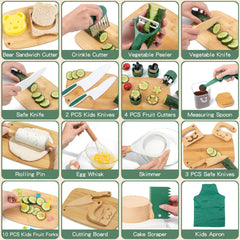 Busy Edition kids safe knife set bear sandwich cutter for playful lunches.