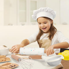 Busy Edition potato crinkle cutter—safe tool for textured veggie slices.