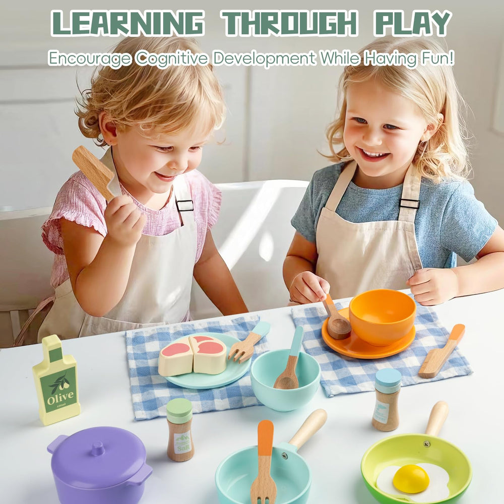 Busy Edition colorful kitchen accessories inspire creative play and social interaction.