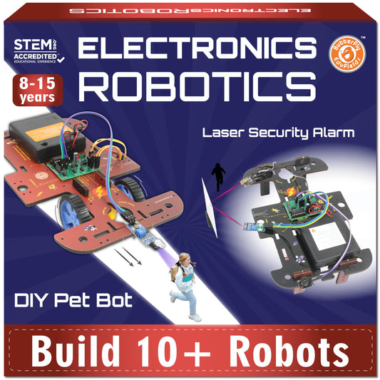 Butterfly EduFields 10-in-1 robotics kit assembly steps for quick, hands-on builds.