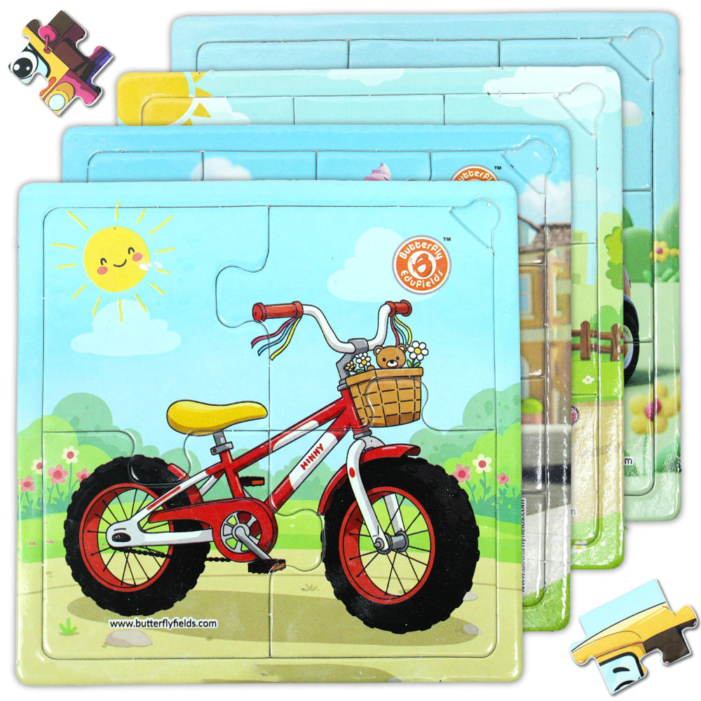 Butterfly EduFields 4in1 Vehicles Brain Teaser Board offers extended learning and quiet playtime.