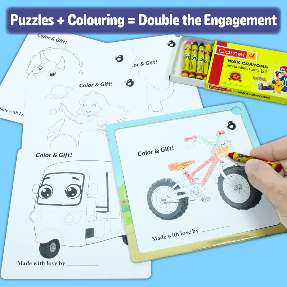 Butterfly EduFields Vehicle Coloring Sheets inspire creativity and screen-free play after puzzles.