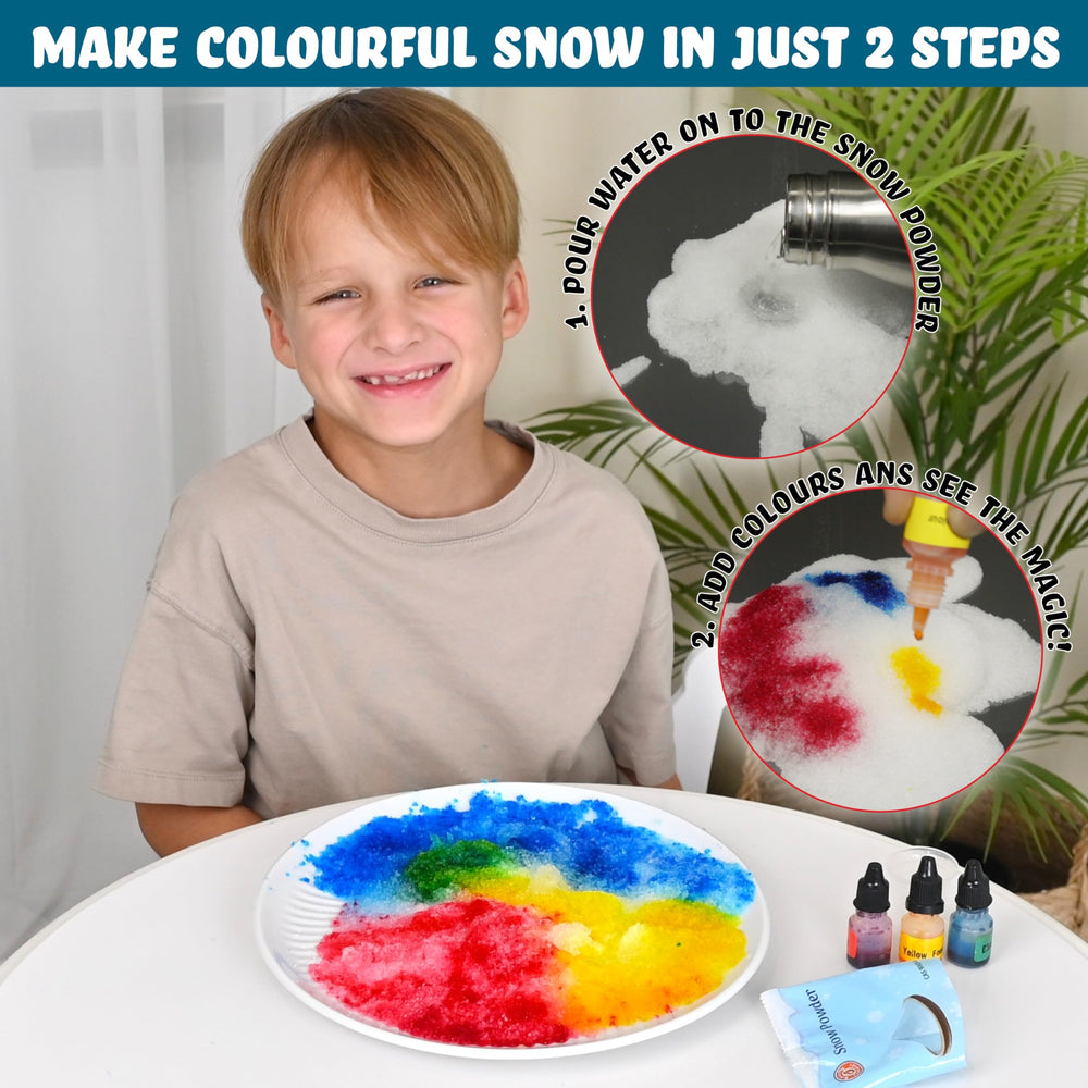Butterfly EduFields Snow Magic fluffy snow texture for crafts and storytelling.
