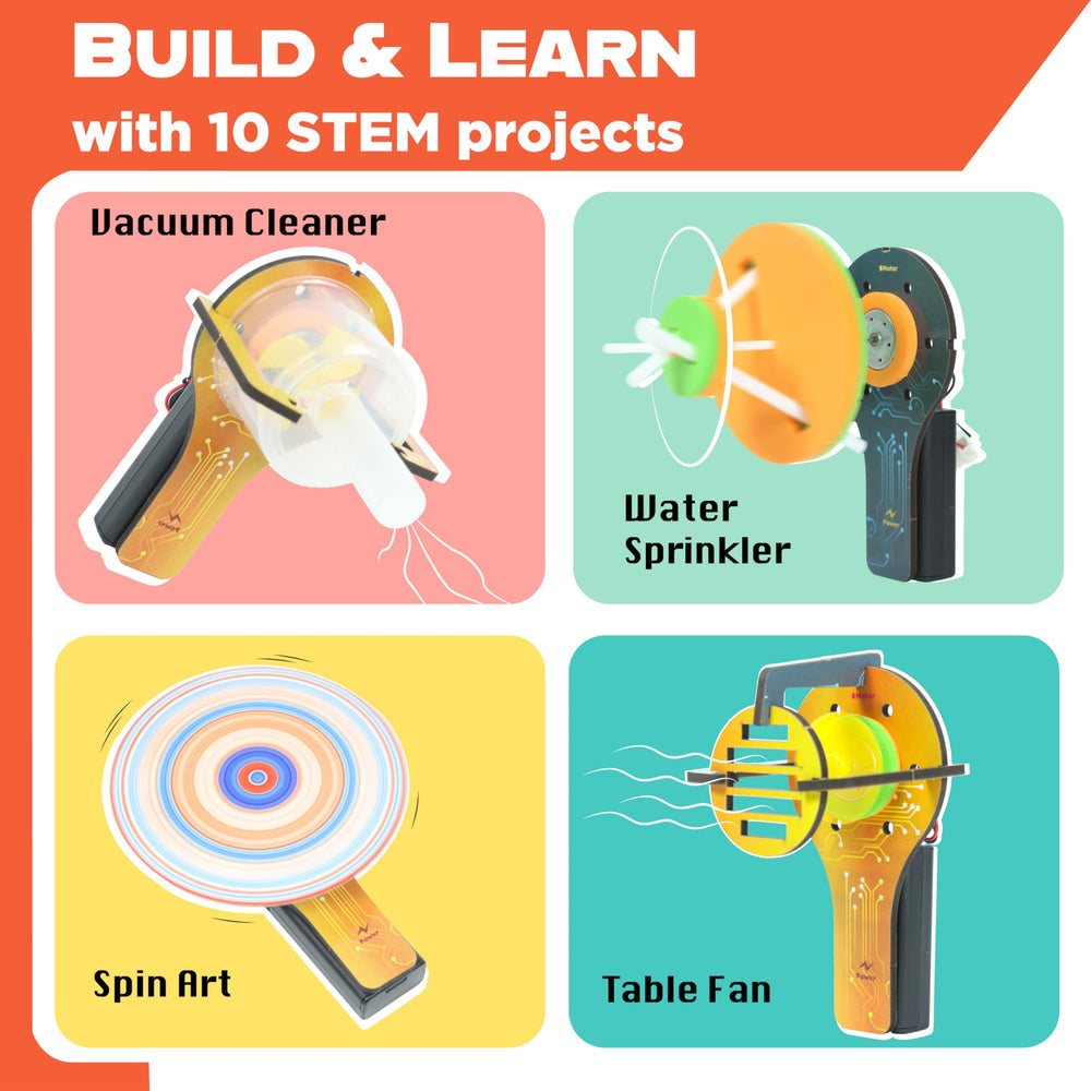 Butterfly EduFields STEM Kit gear and circuit exploration supports foundational engineering concepts.