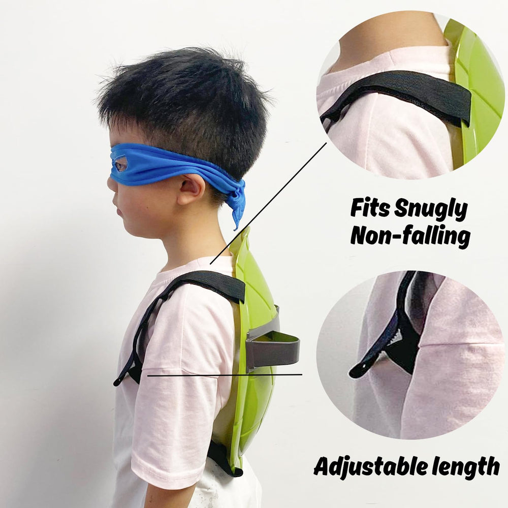 BUUFAN turtle shell costume weapons and darts for action-packed fun