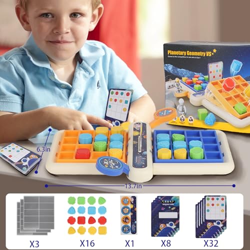 Bvrocio colorful puzzle cards for spatial recognition and memory tasks.